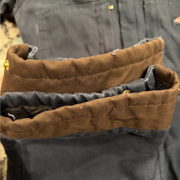 Dickies Insulated Coveralls Blue Canvas Men’s Size Medium Workwear - Picture 8 of 10